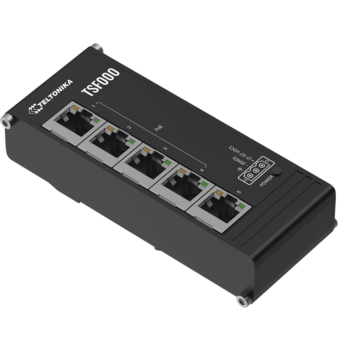 Teltonika TSF000 PoE-switch portar