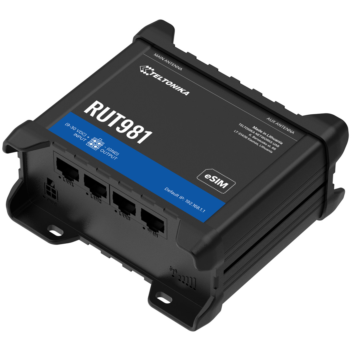 Teltonika RUT981 router metallkapsling