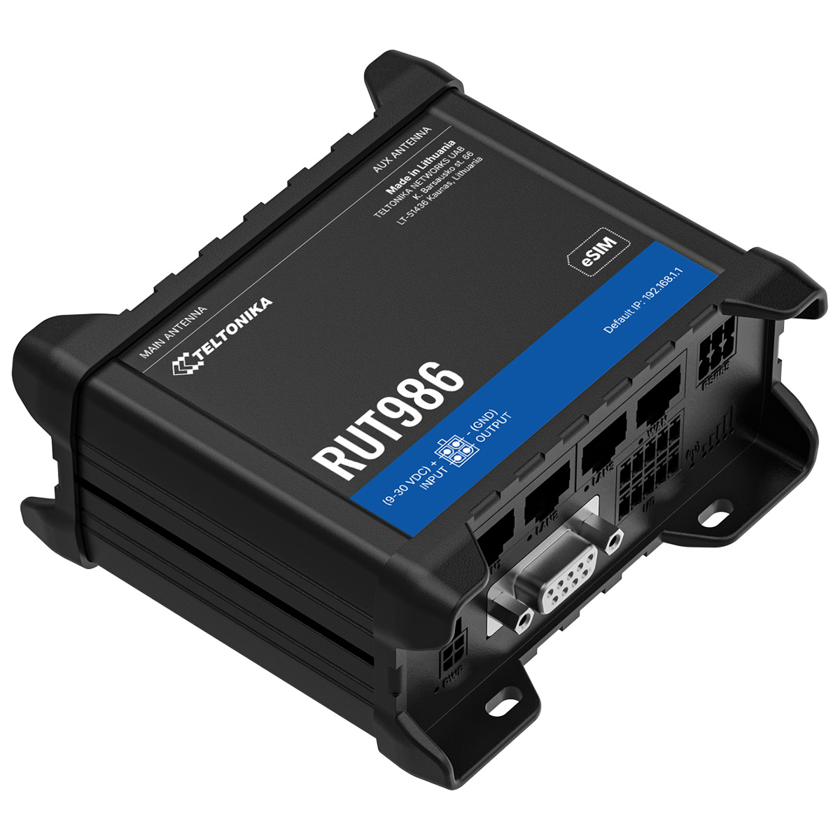 Teltonika RUT986 4G router metallkapslad