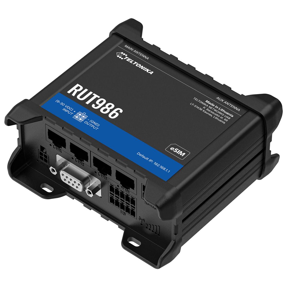 Teltonika RUT986 4G router RS-232